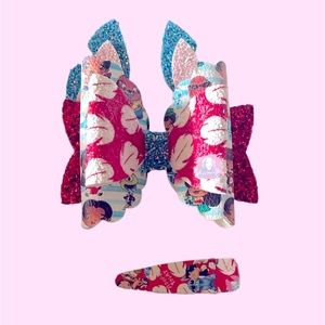 New 🎉Lilo & Stitch Hairbow and clip set